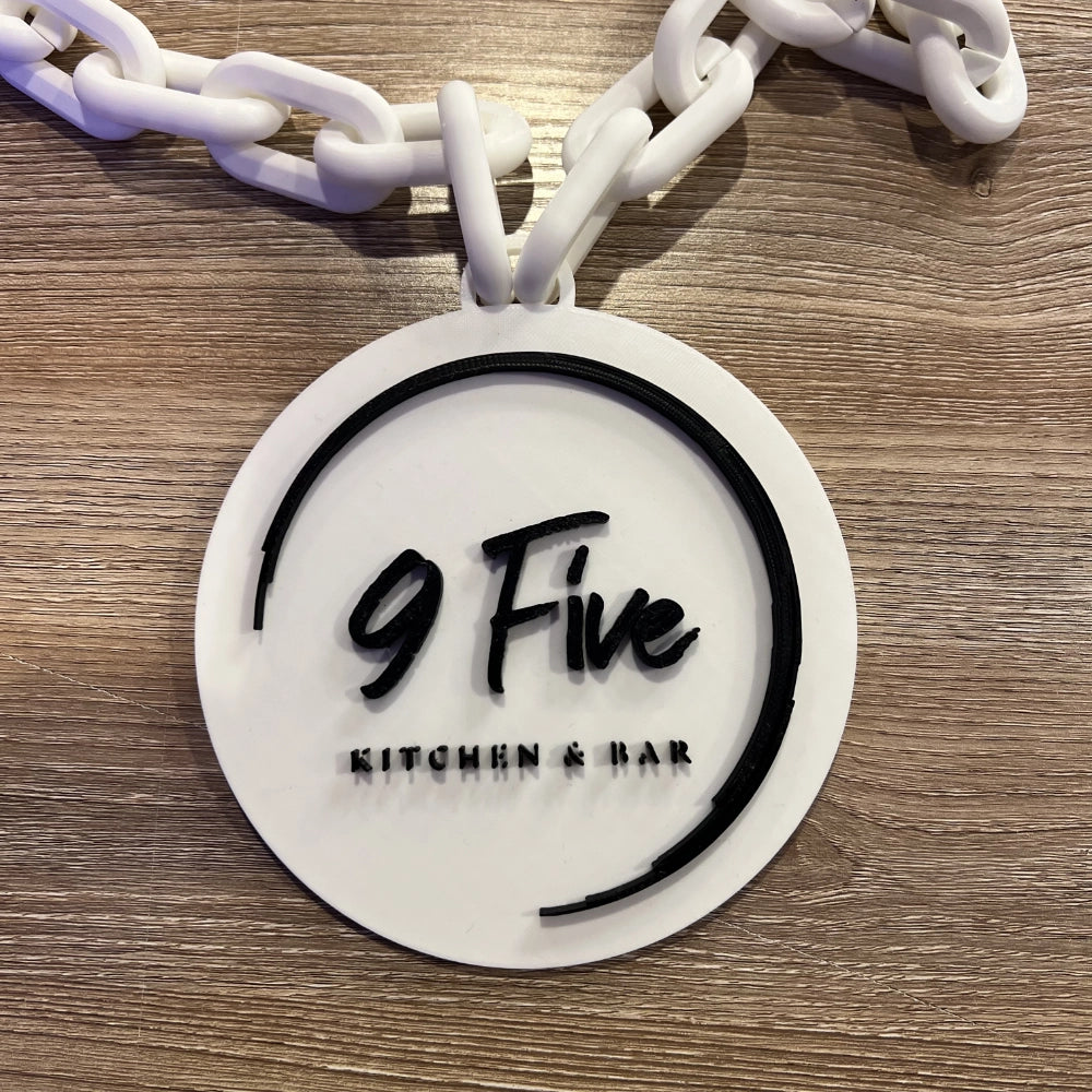 Custom 3D Printed Chain and Pendant