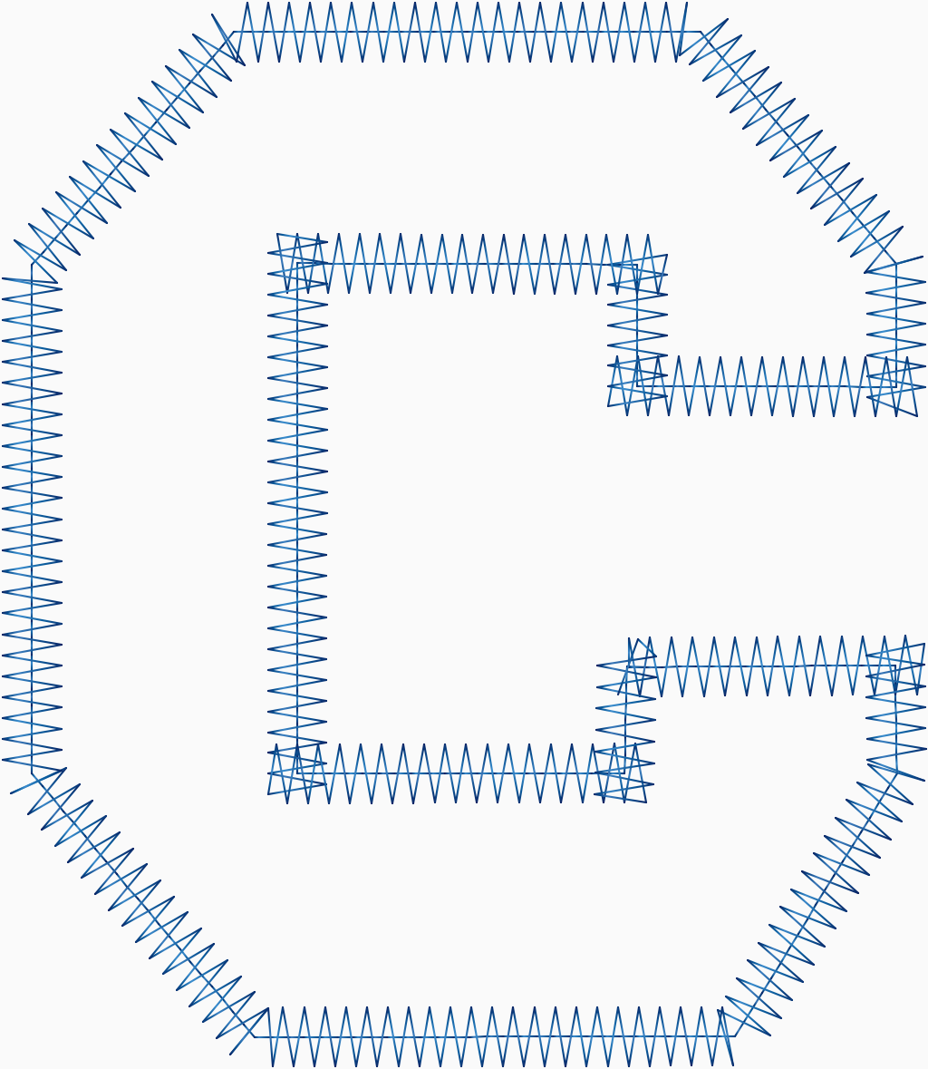 Applique Letter C 5" .DST