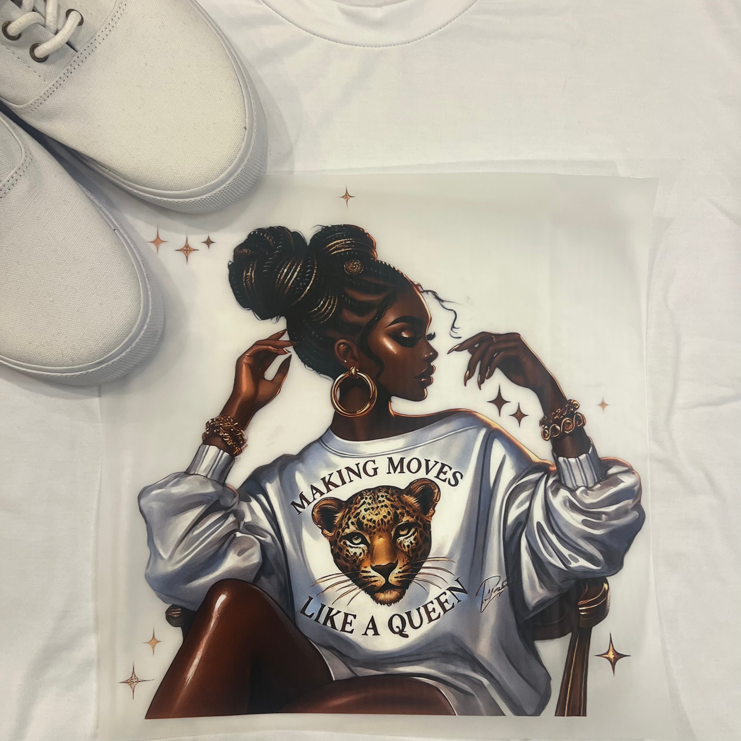 Making Moves Like a Queen White Sweater