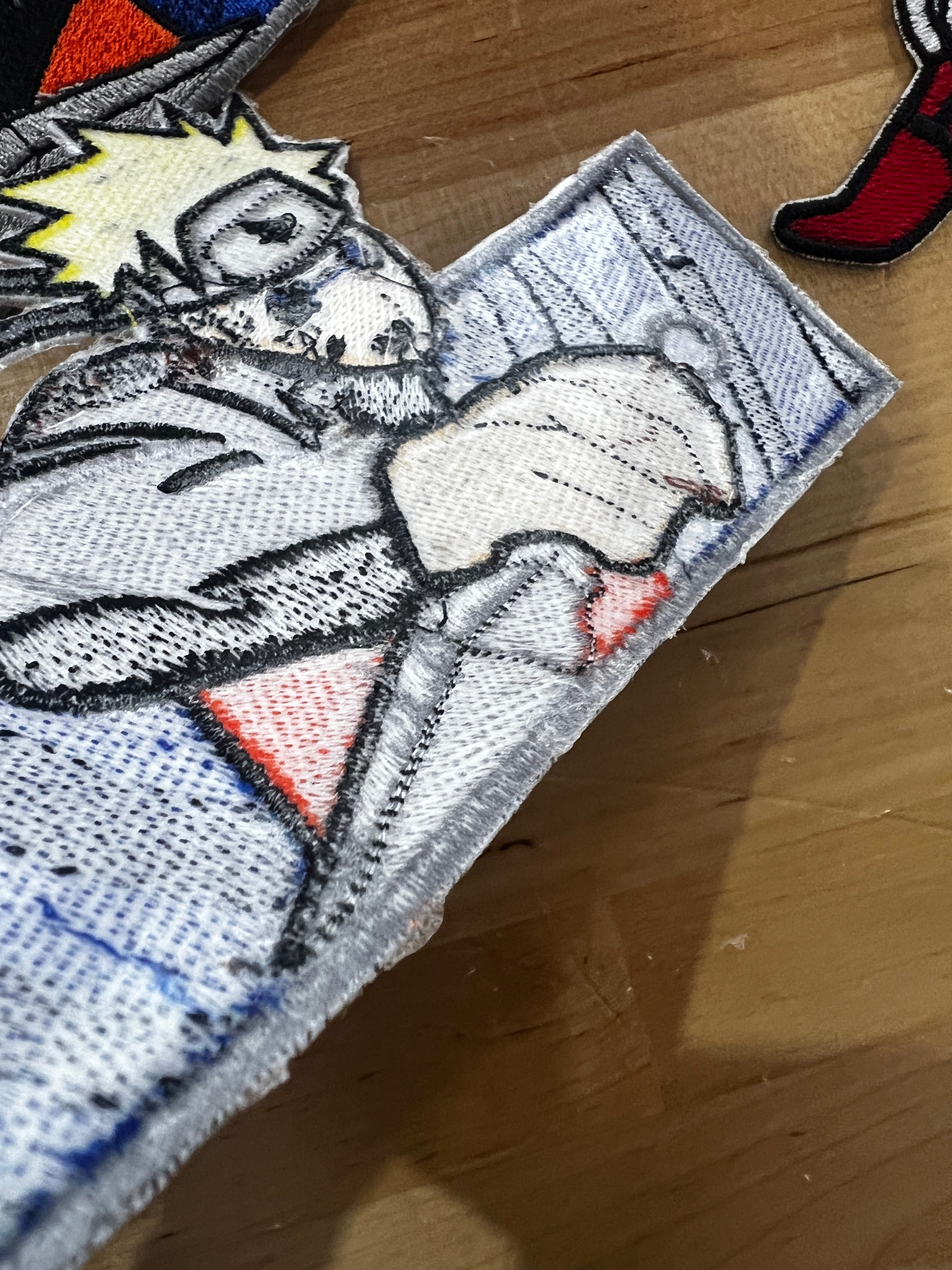 Iron on Animè Embroidery Patch 2