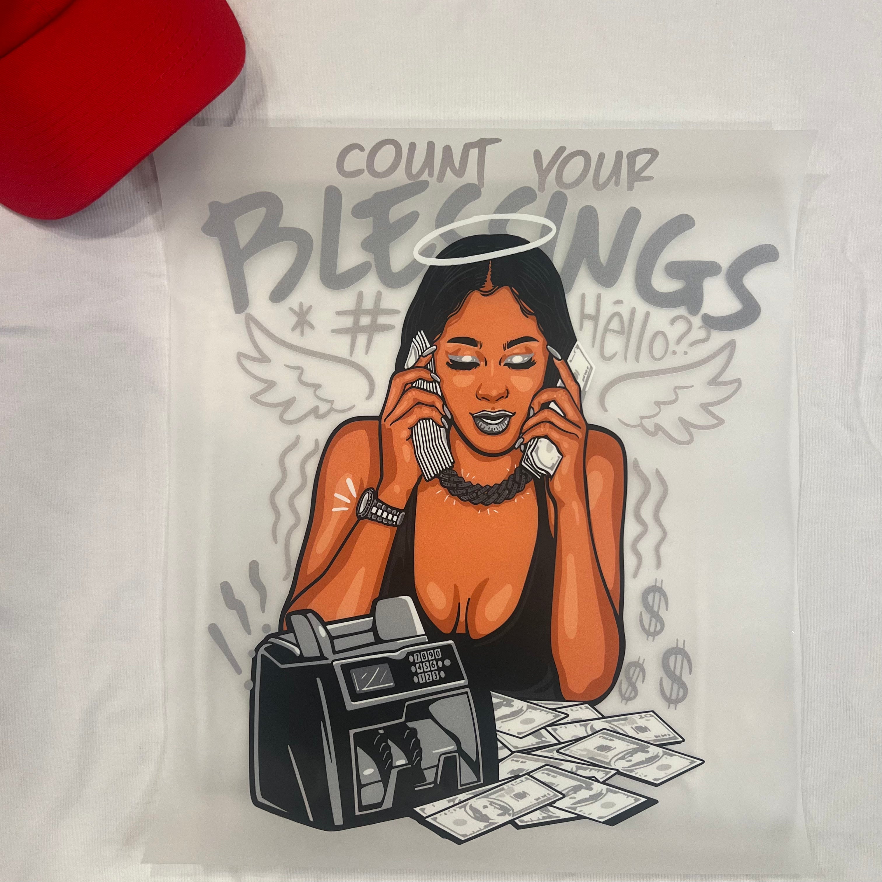 Count Your Blessings Angel Dtf