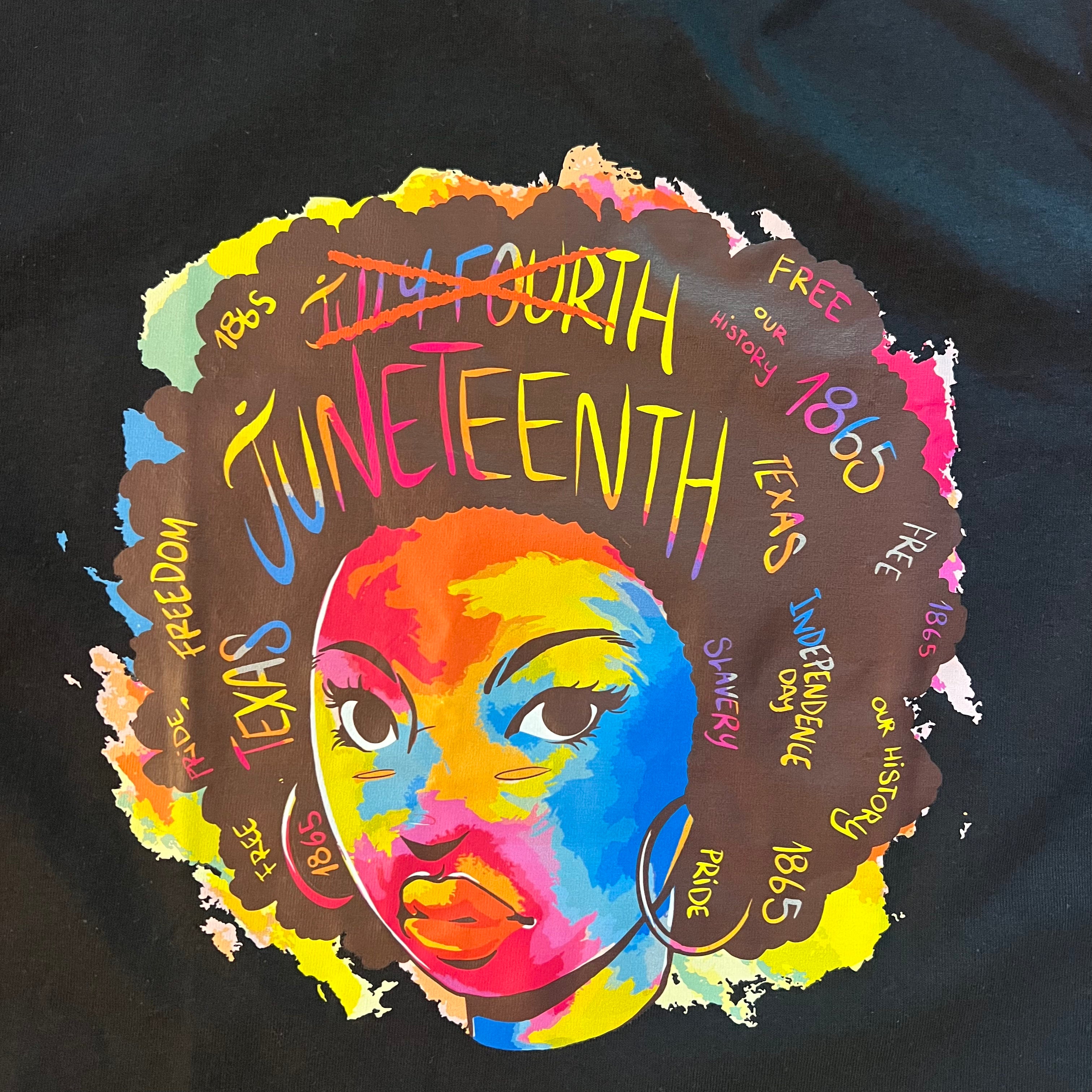 Juneteenth Afro Woman