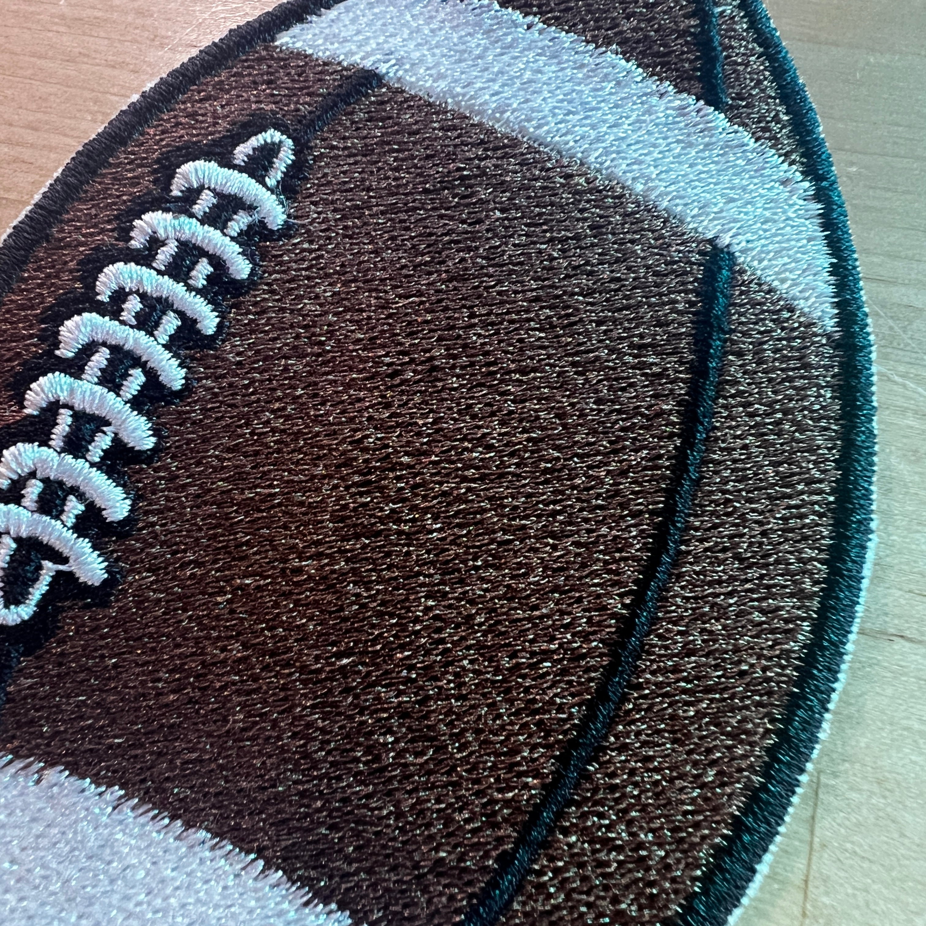 Iron on Football Embroidery Patch