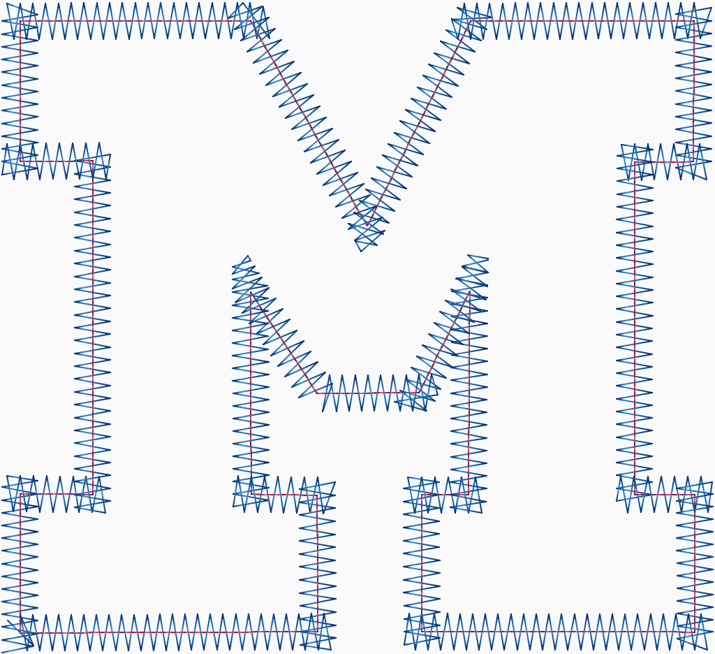 Applique Letter M 5" .DST