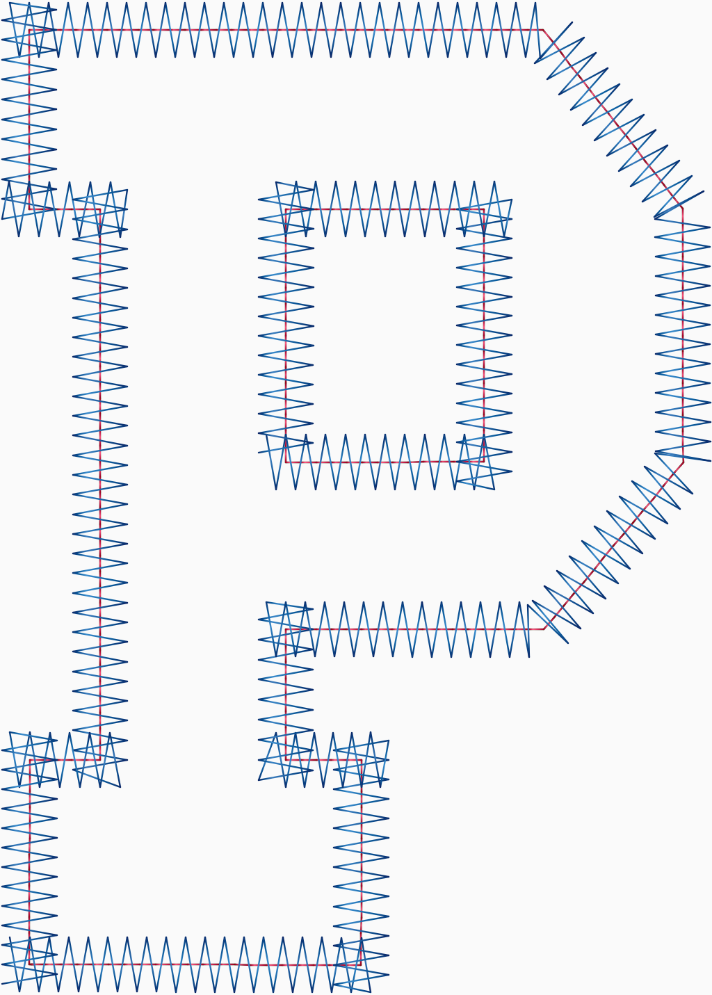 Applique Letter P 5" .DST