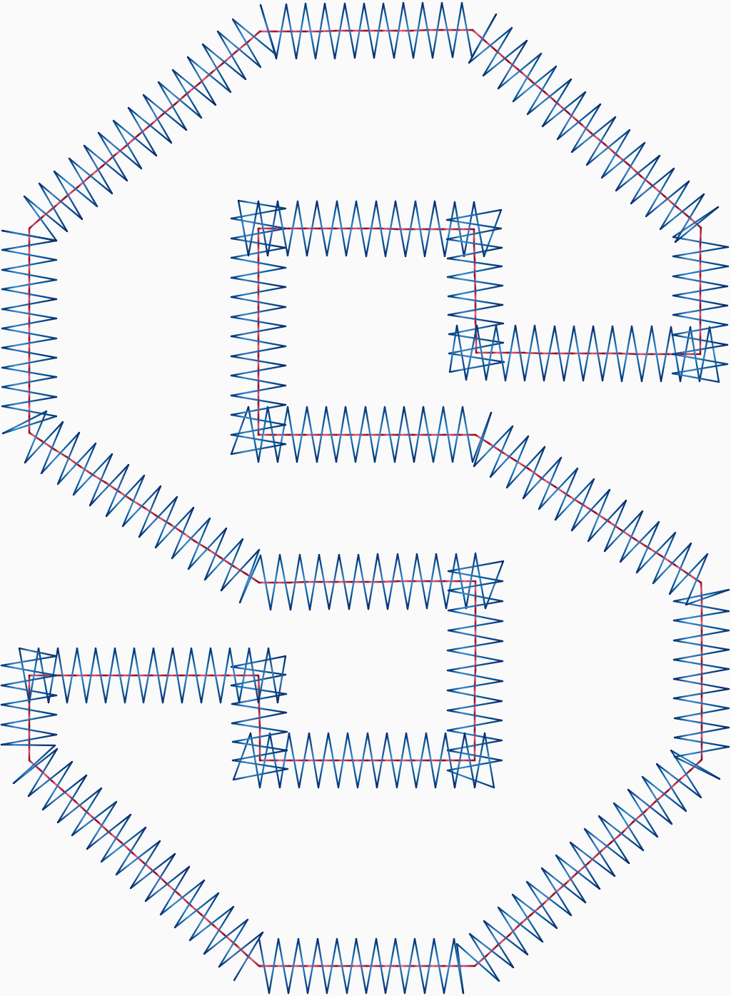 Applique Letter S 5" .DST