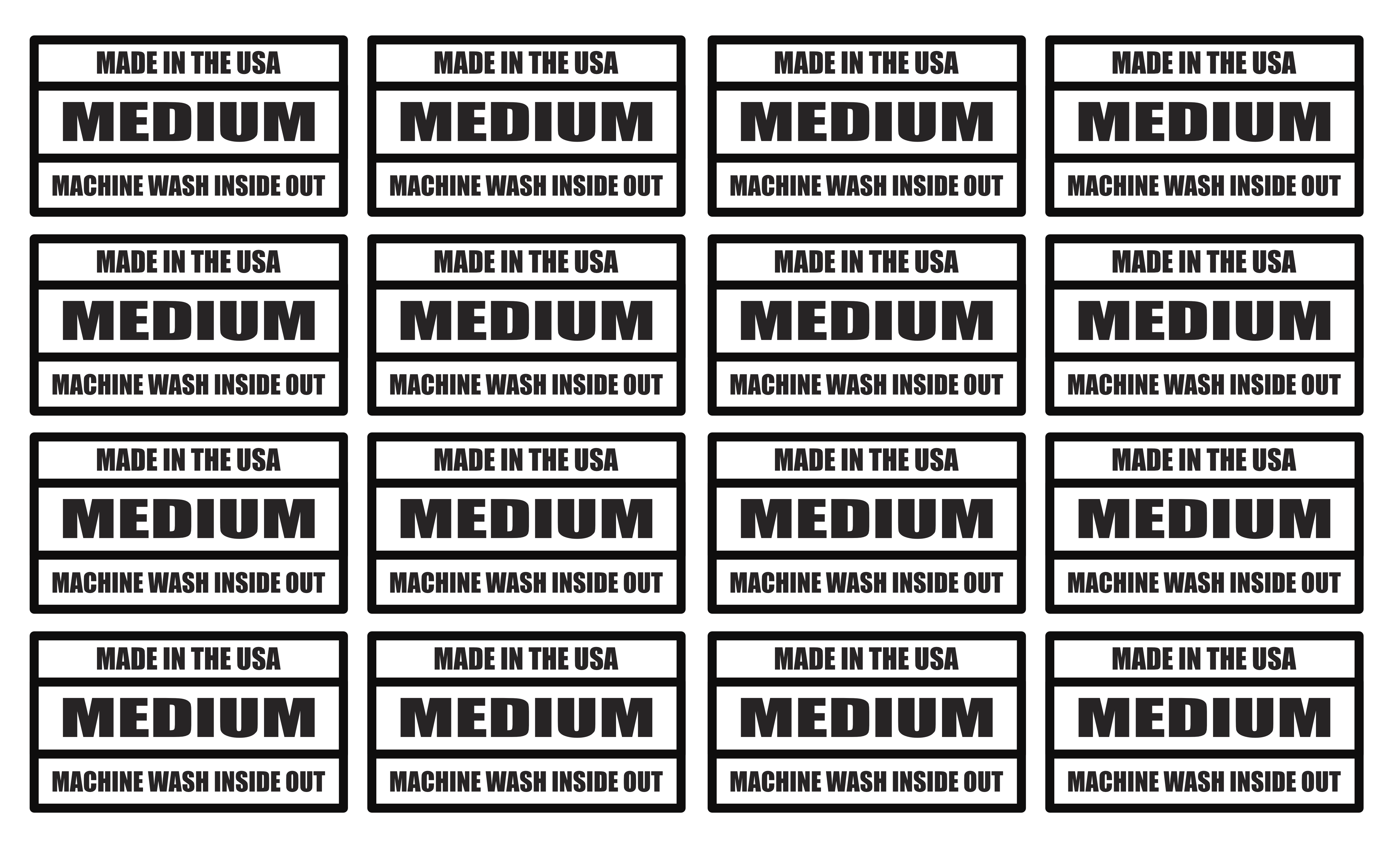 DTF Neck Label (SHEET MEDIUM)