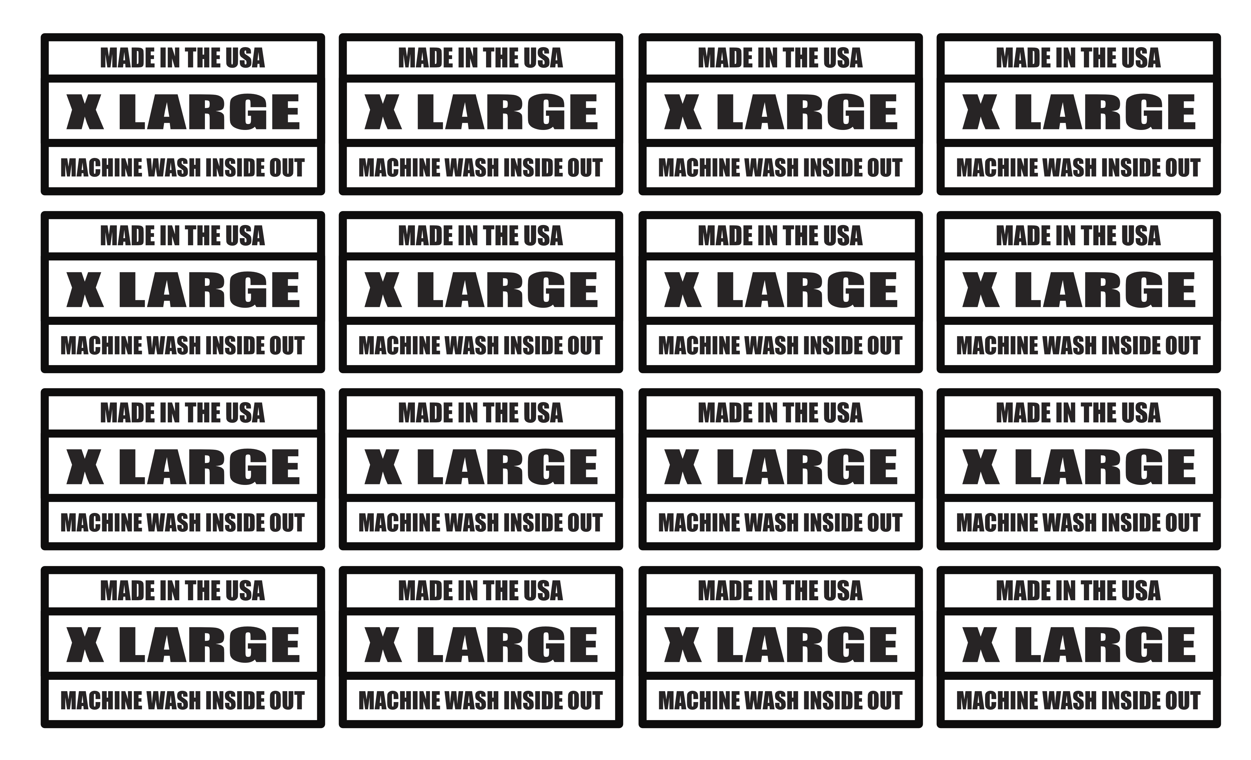DTF Neck Label (SHEET X LARGE)