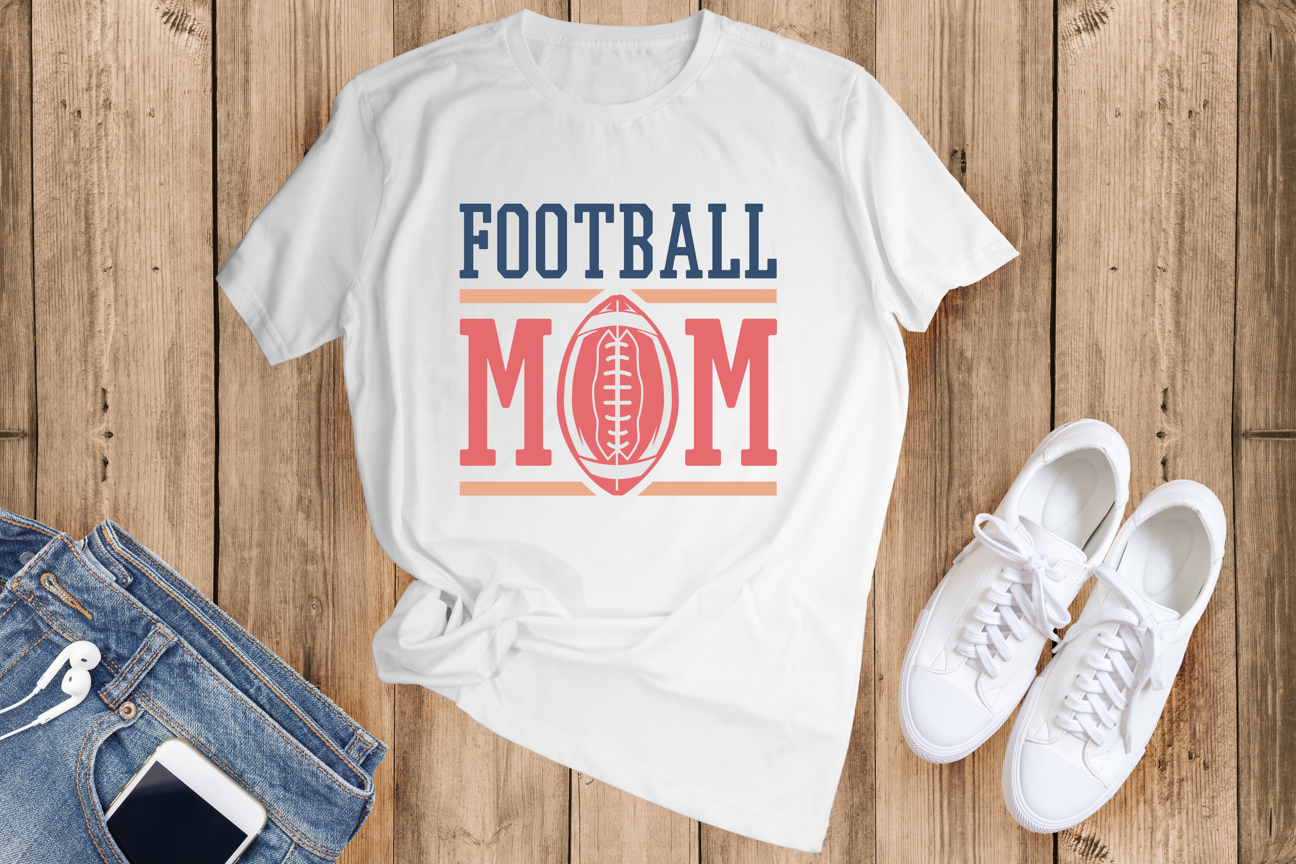 Football Mom DTF Transfer (8 Pack)