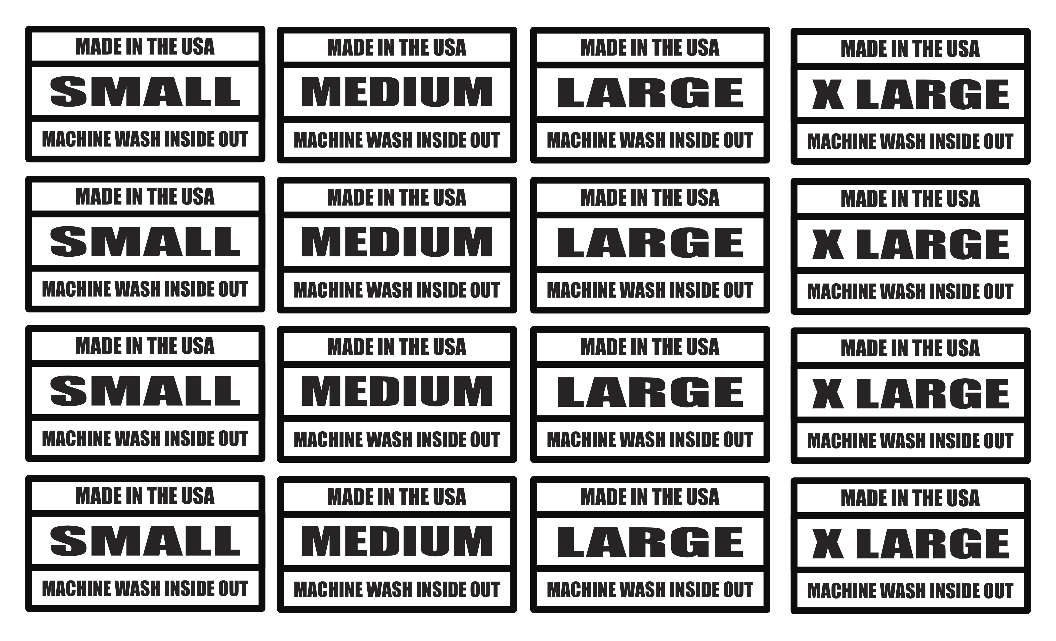 DTF Neck Label (SM-XL)
