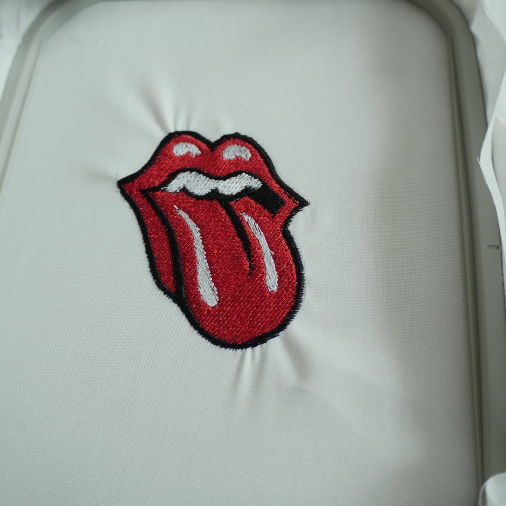 Rolling Stones Lip Embroidery Design