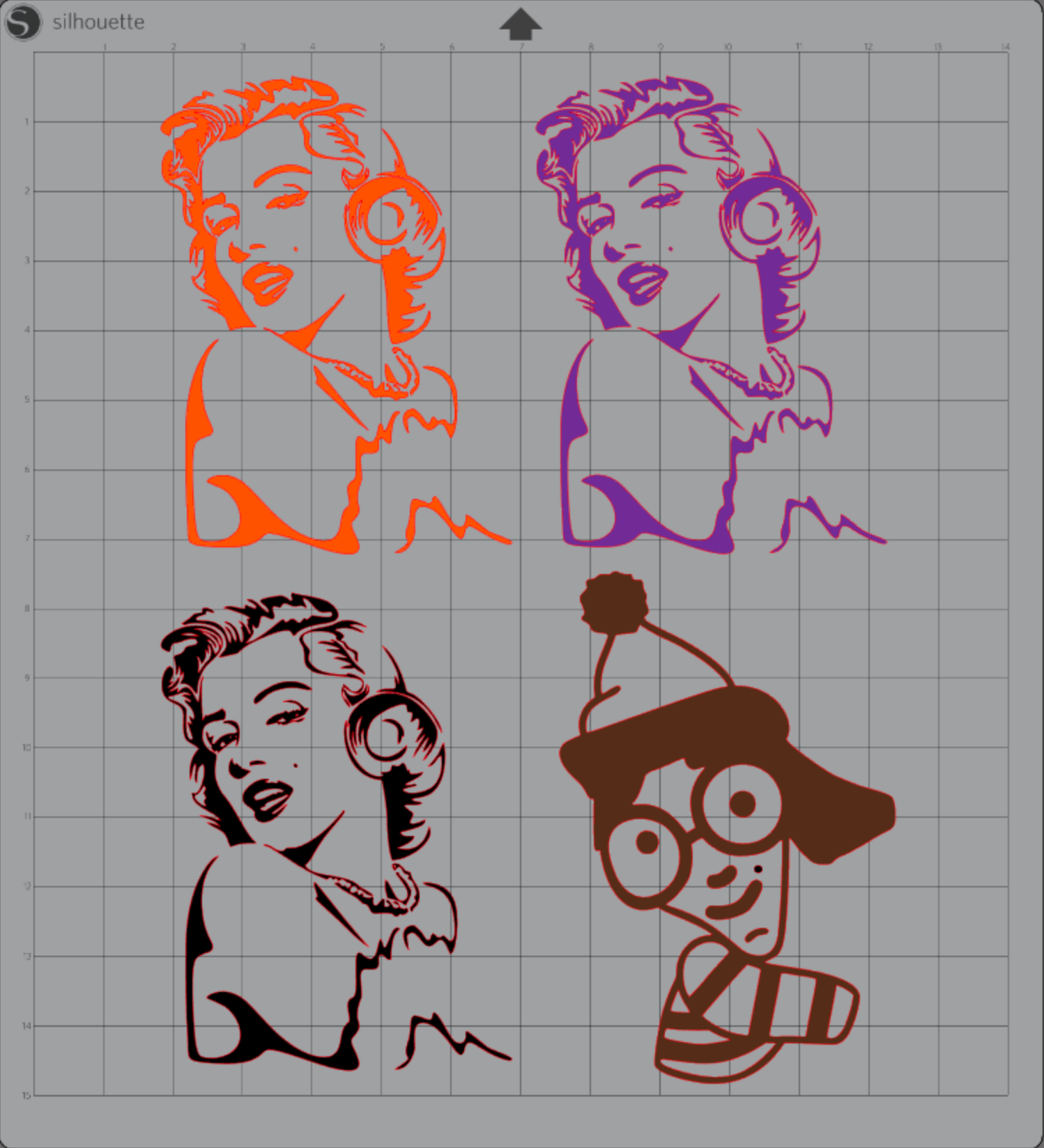 Marilyn Monroe Where is Walda Silhouette Cameo Design