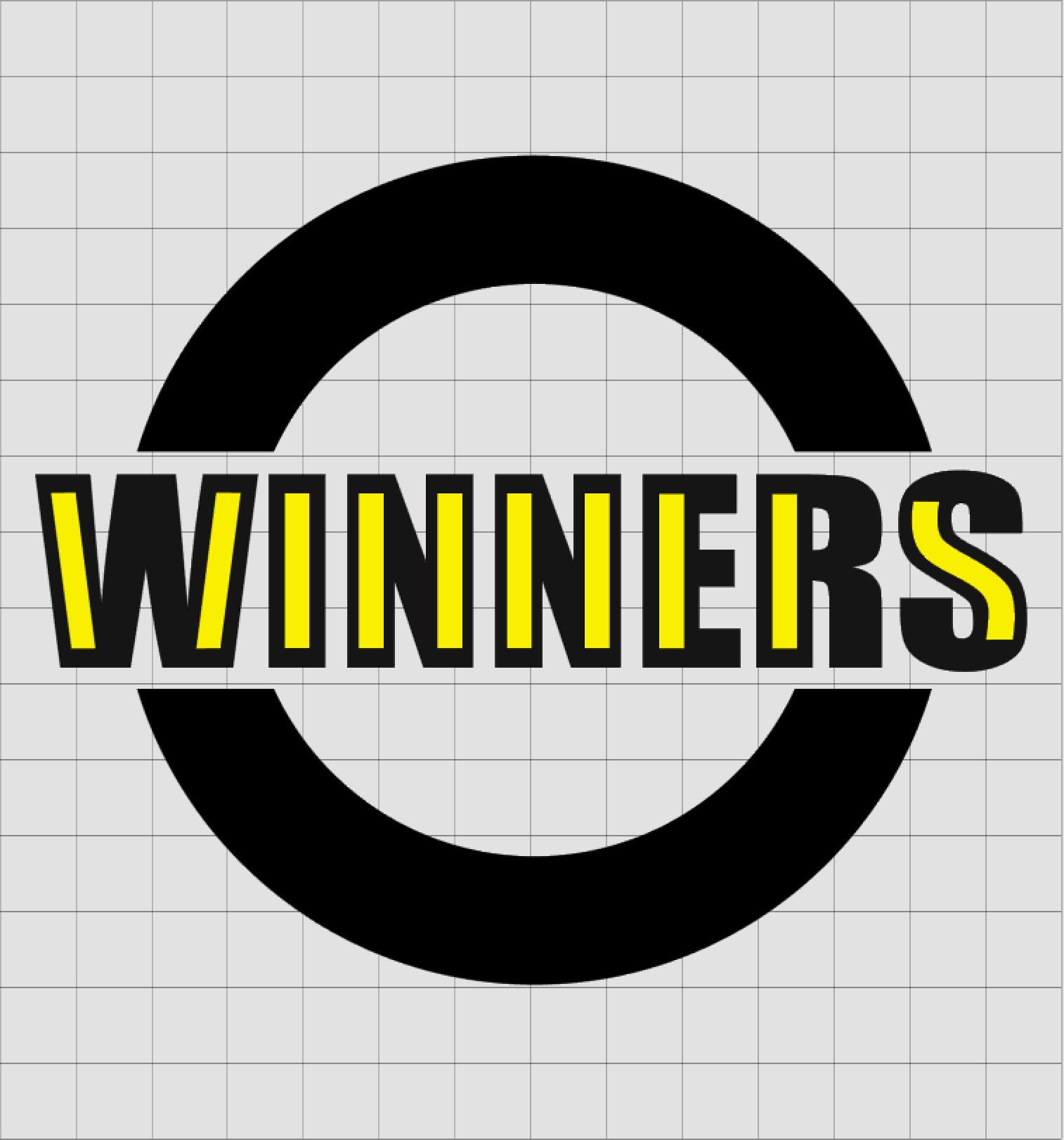 Silhouette Cameo Winners Circle Circle Design file