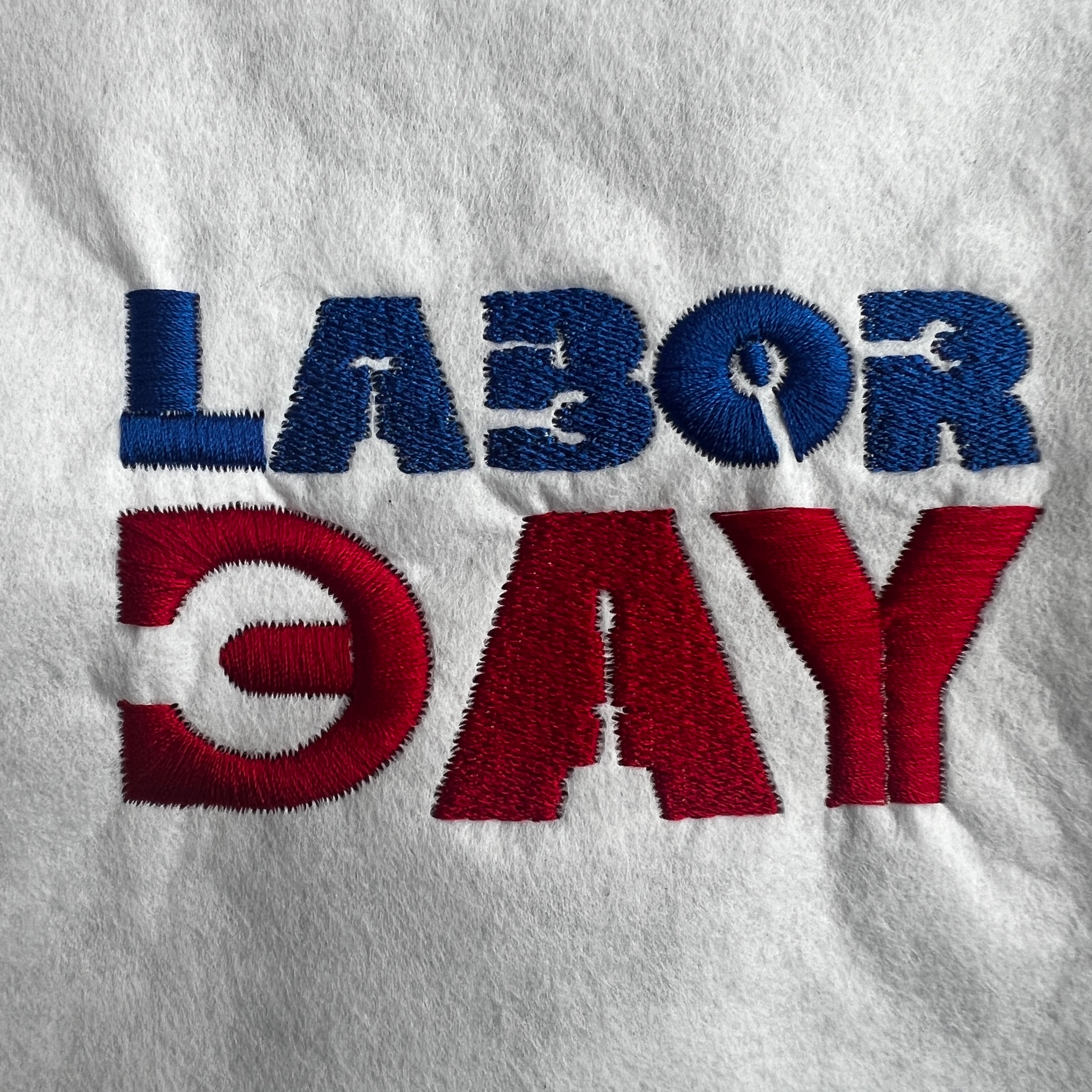 .PES Labor Day Embroidery Design