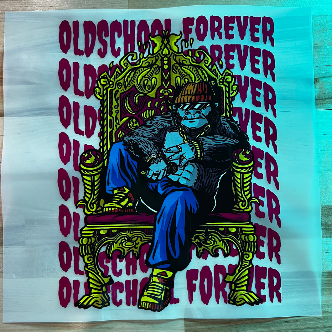 Old School Forever DTF Transfer