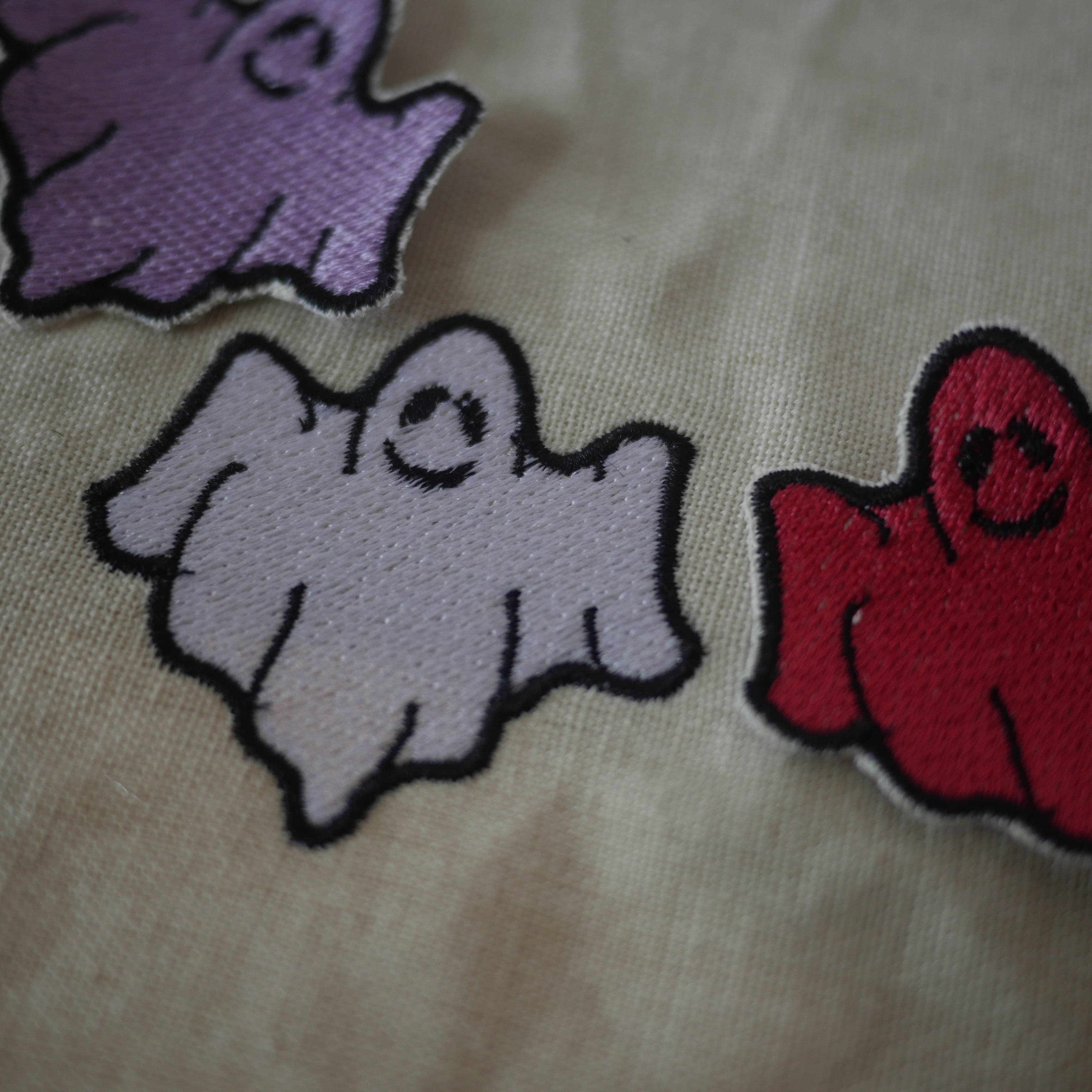 Ghost Embroidery Design