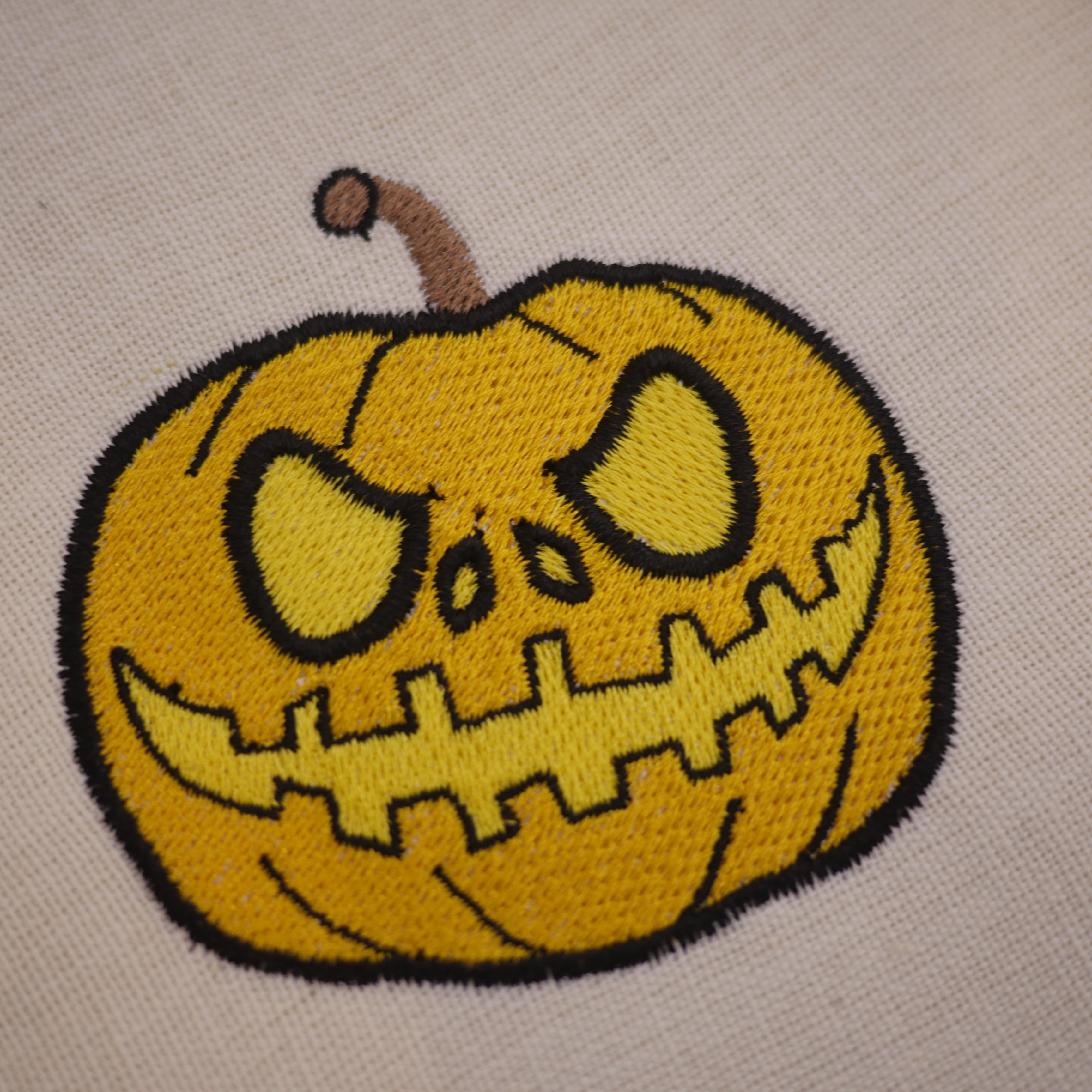 Halloween Pumpkin Embroidery Design