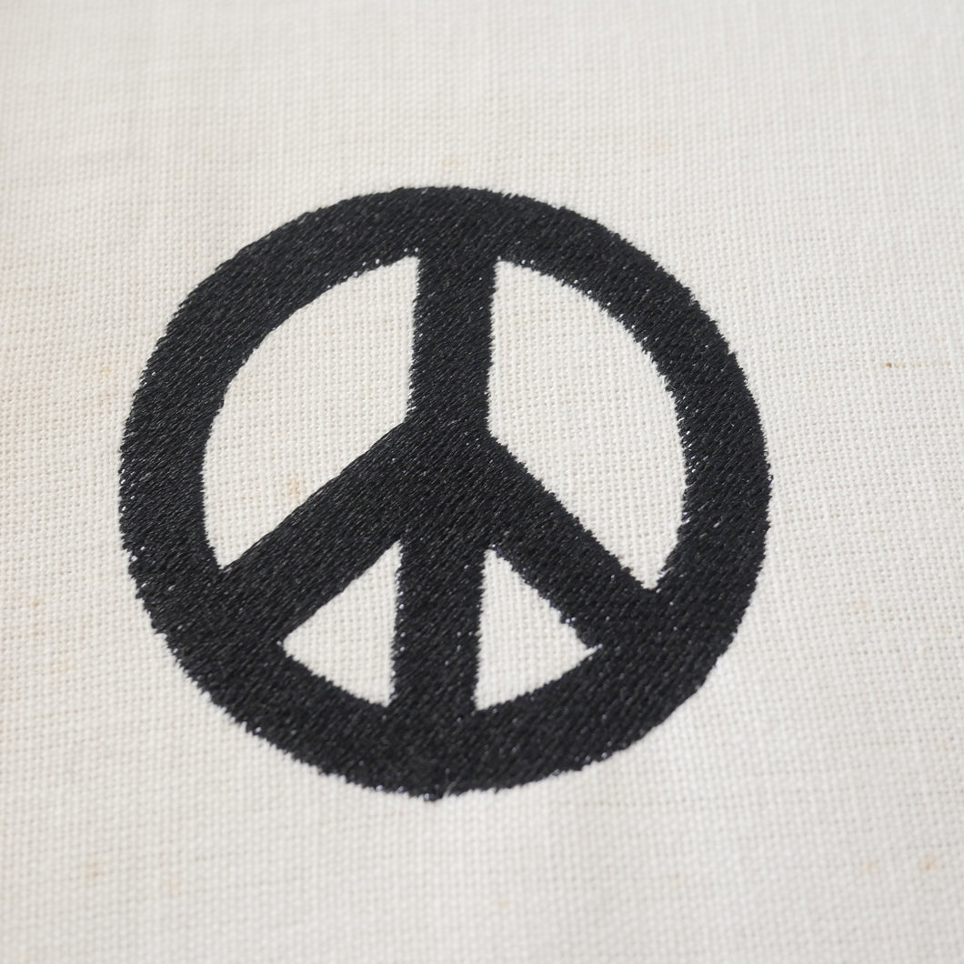 Peace Symbol Embroidery Design