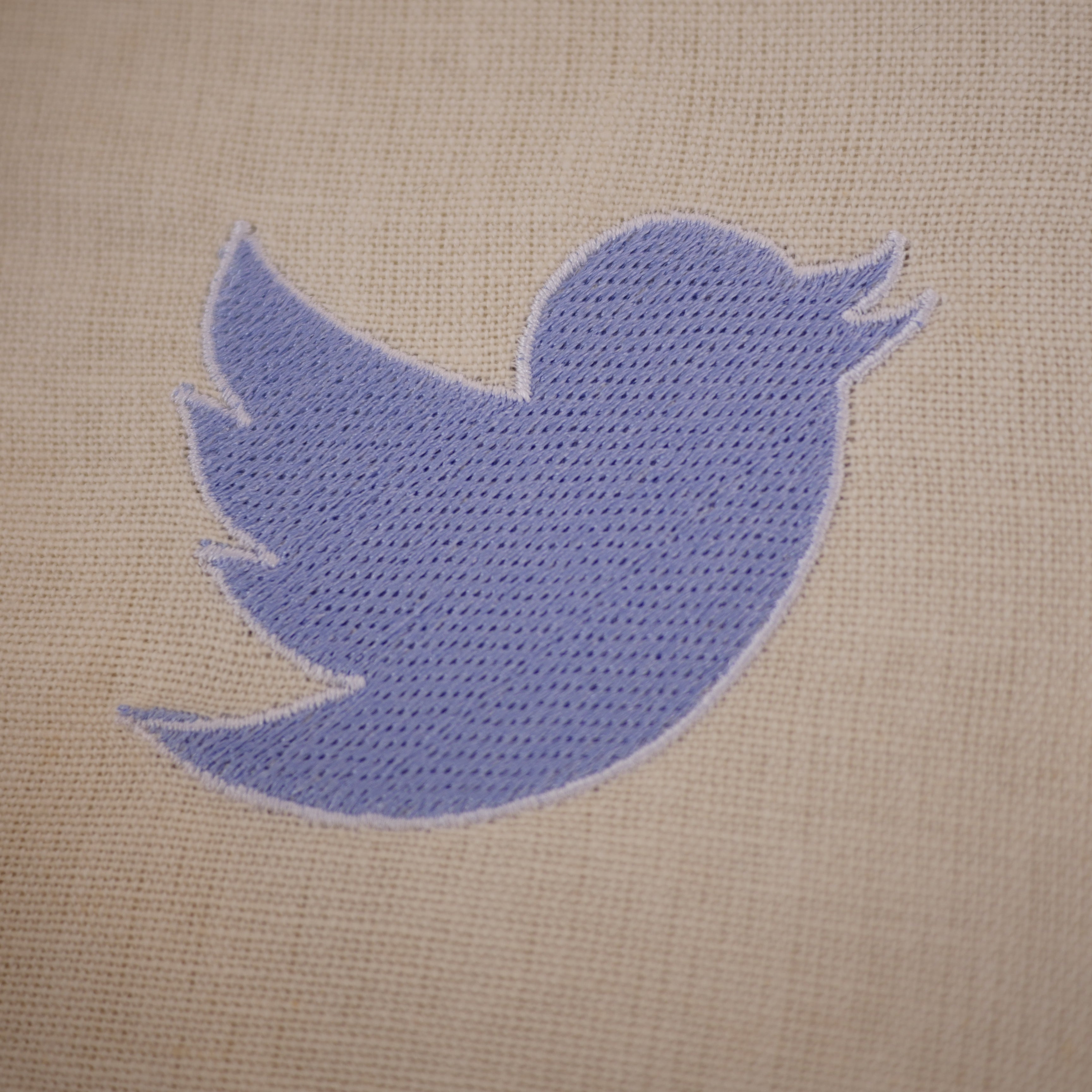 Twitter Embroidery Design