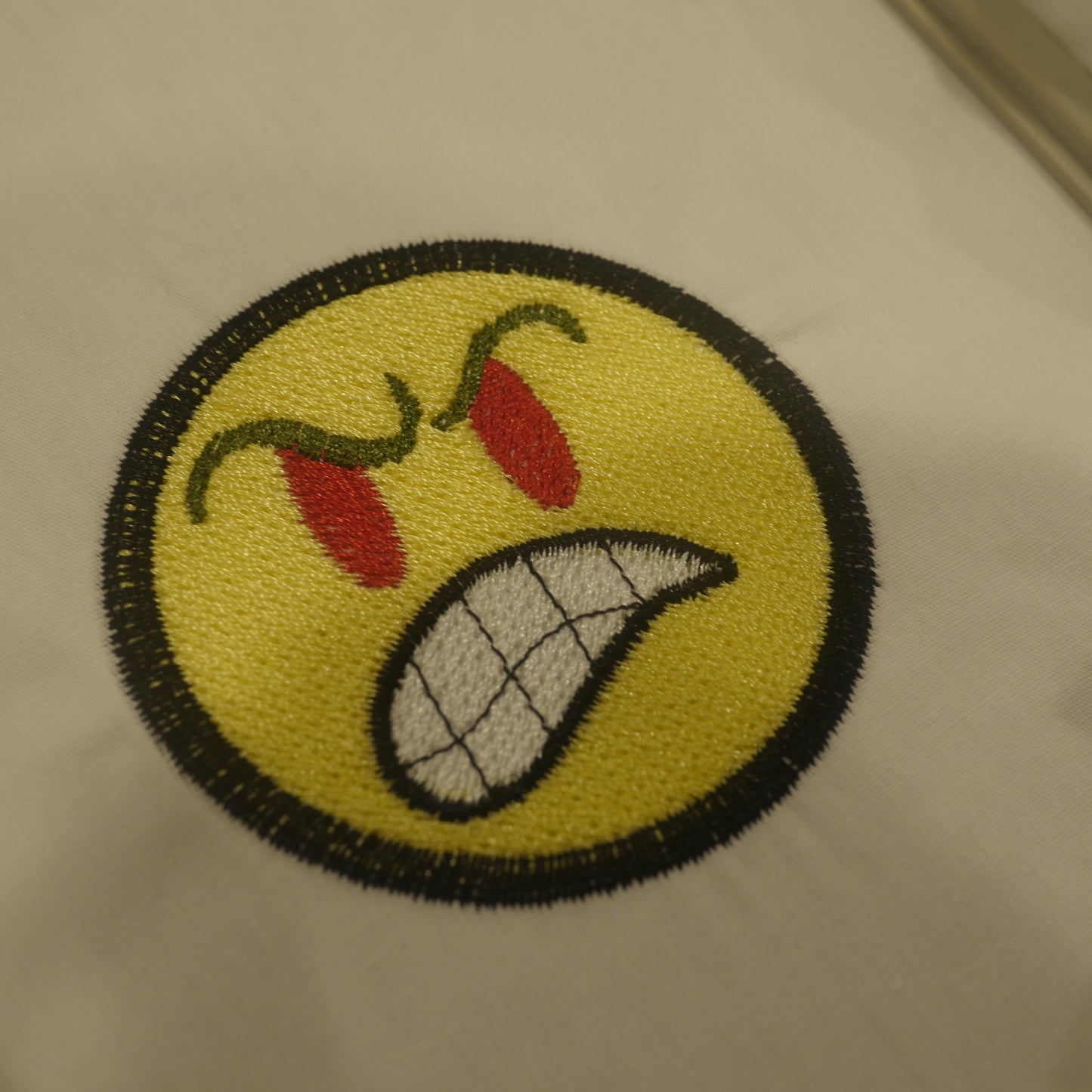 Angry Face Embroidery Design .DST