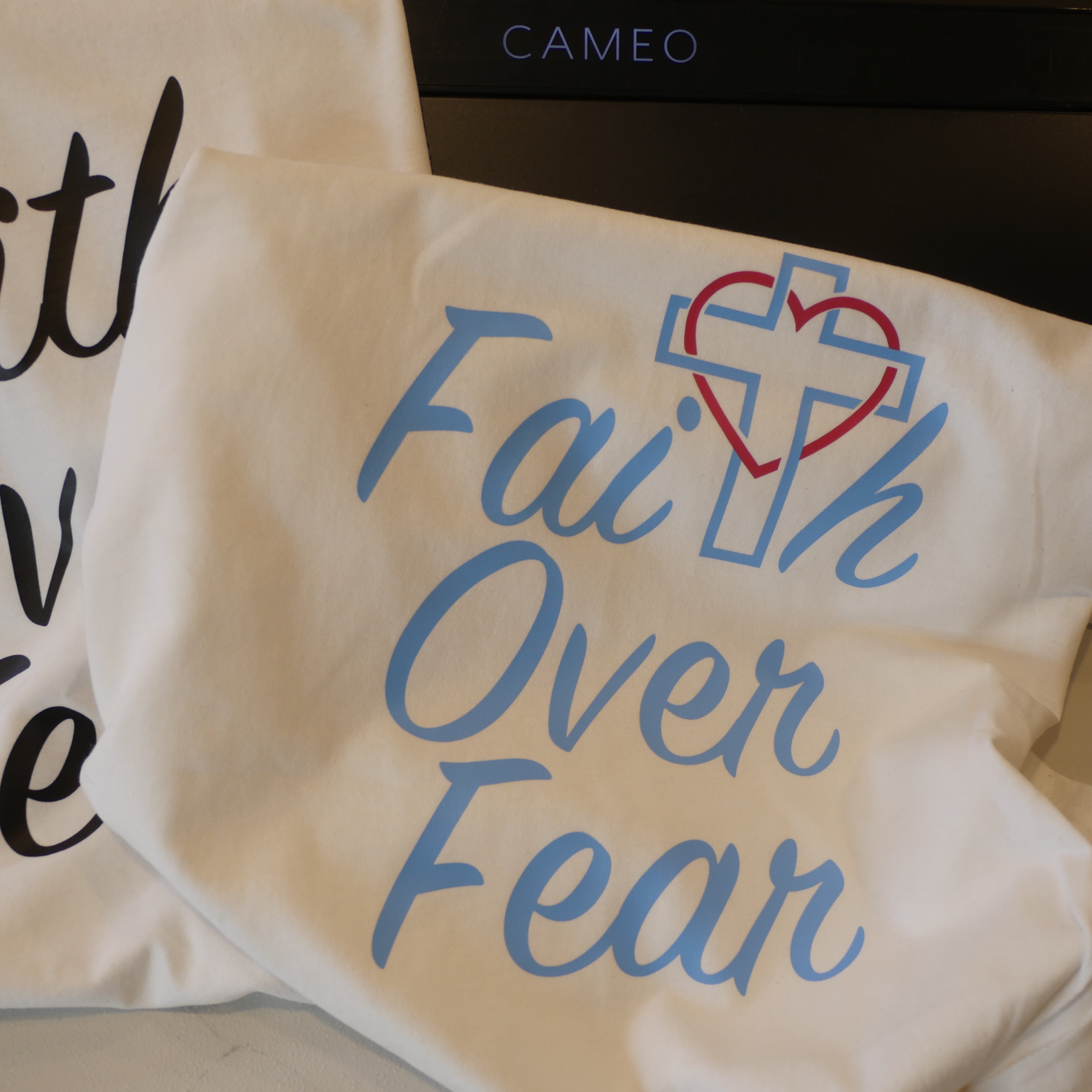 Silhouette Cameo Faith over Fear Design File
