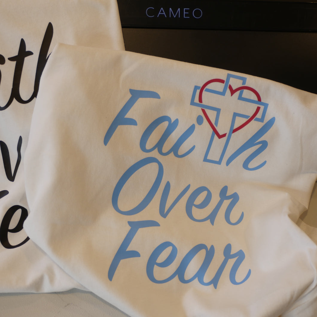 Silhouette Cameo Faith over Fear Design File