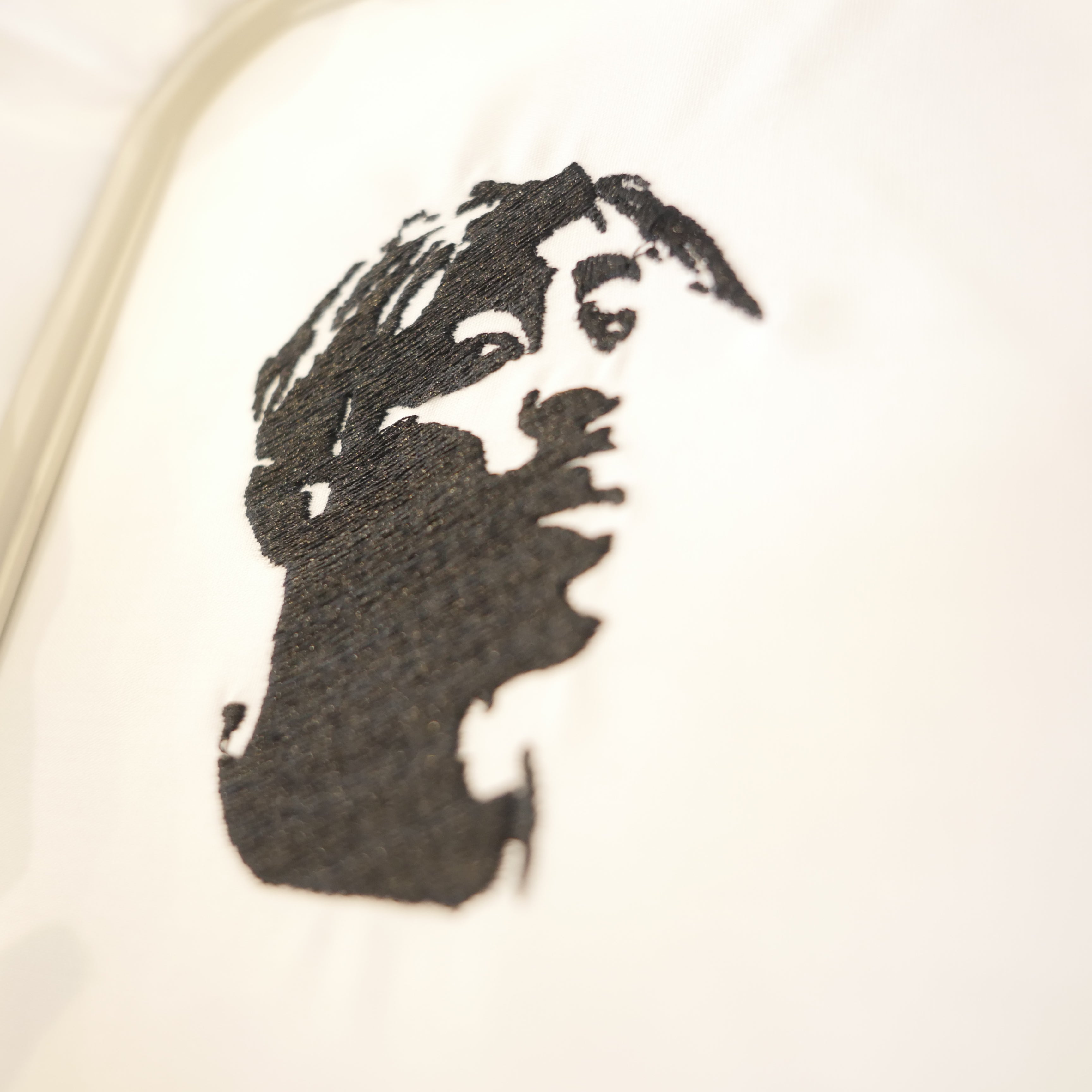 2 Pac Silhouette Embroidery Design
