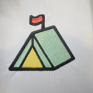 Tent Embroidery Design