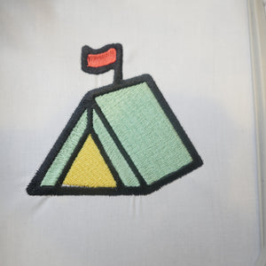 Tent Embroidery Design