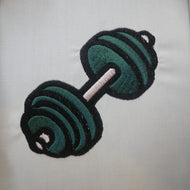 Dumbbell Embroidery design