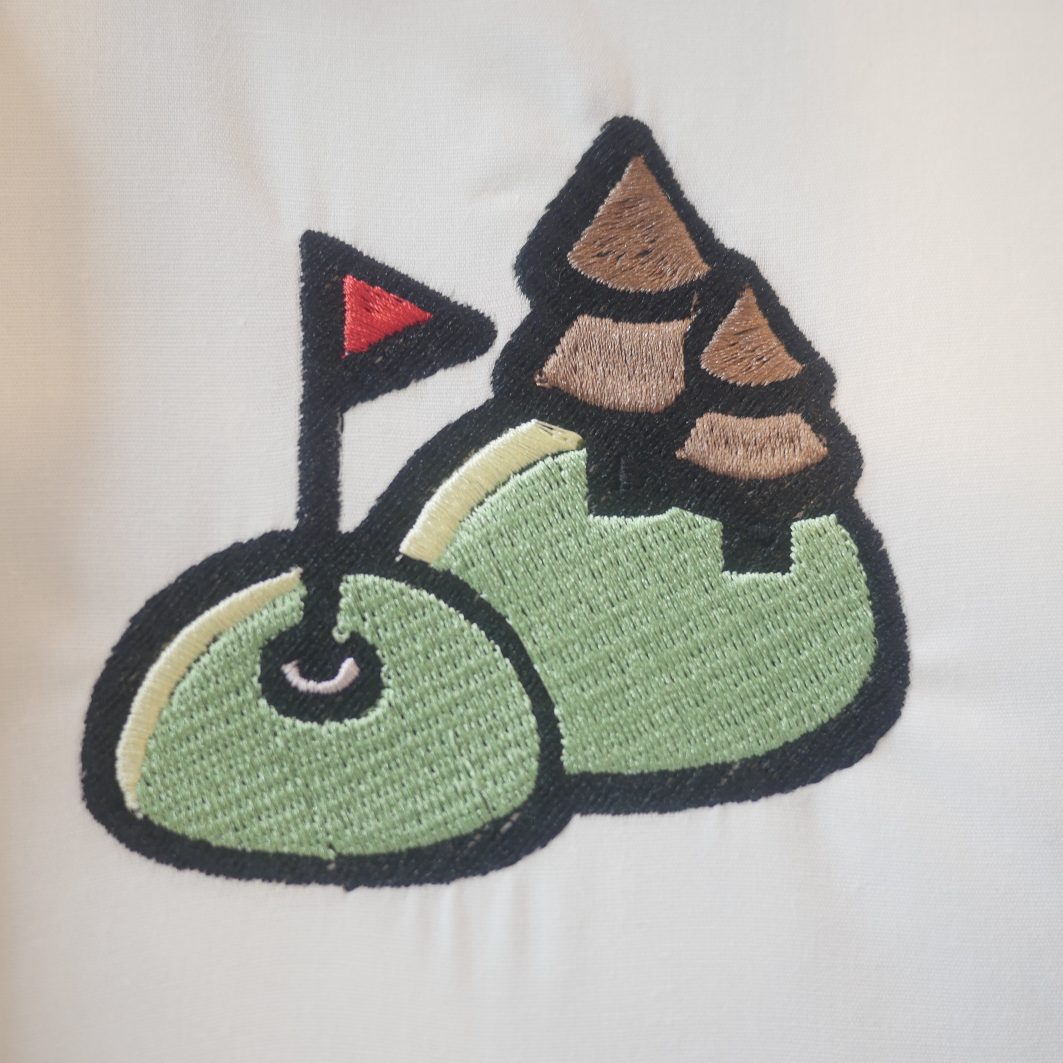 Golf Coarse Embroidery design