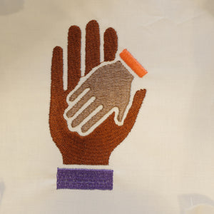 Hand N Hand Embroidery Design