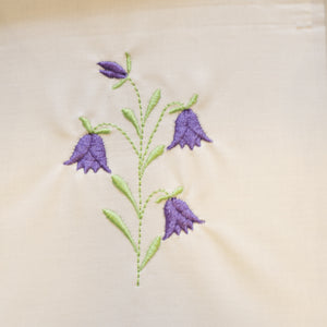 Blue Bell Flowers Embroidery Design