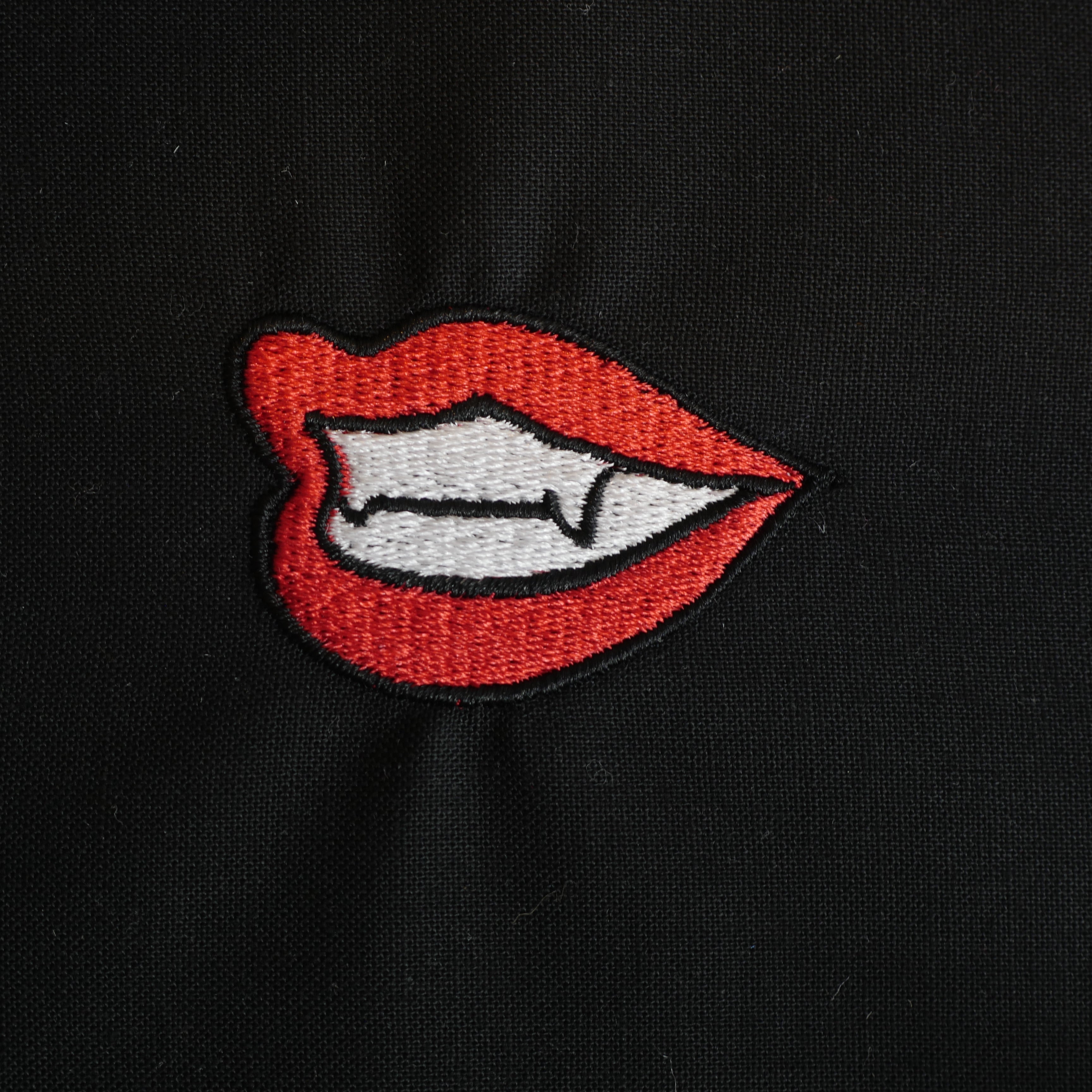 Fang Teeth Embroidery Design