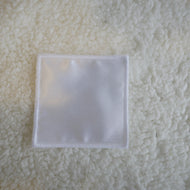 Pack of 5   3" White Square Sublimation Patches
