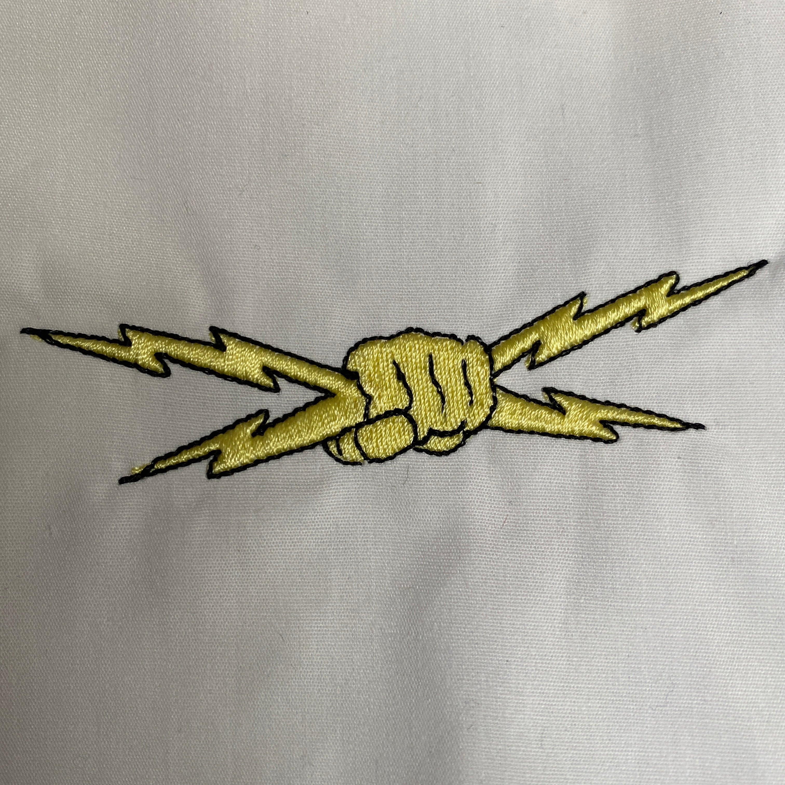 Lightning Bolt Hand Embroidery Design