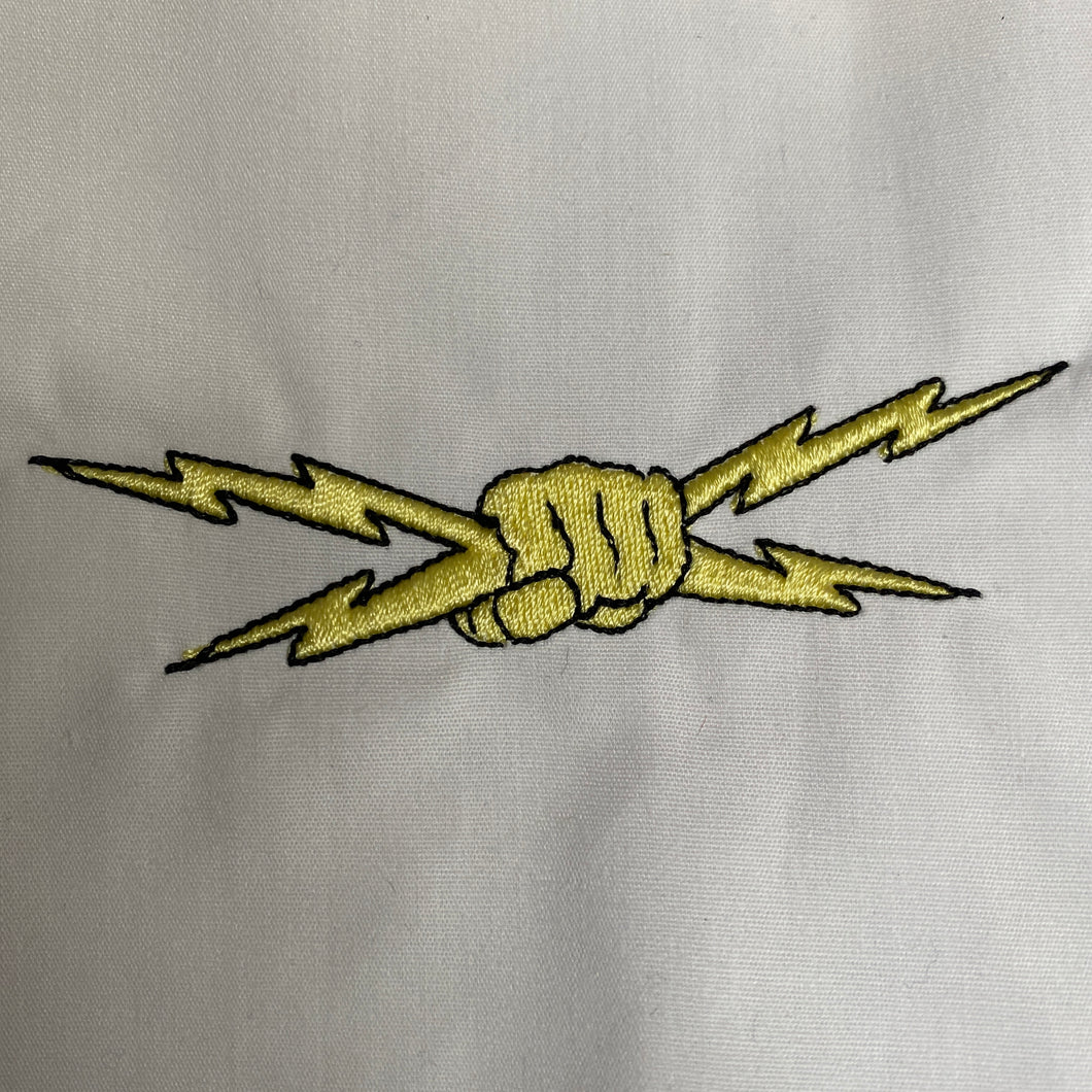 Lightning Bolt Hand Embroidery Design
