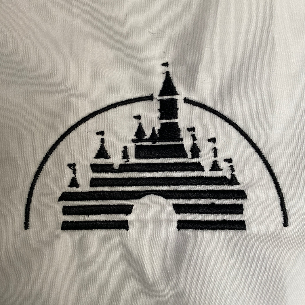 Castle Embroidery Design