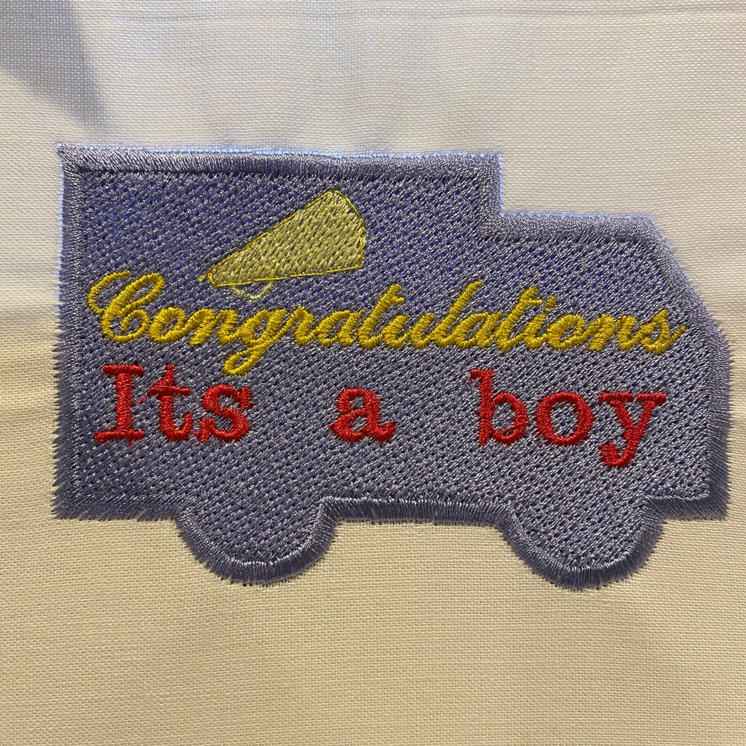 It's a boy Embroidery Design