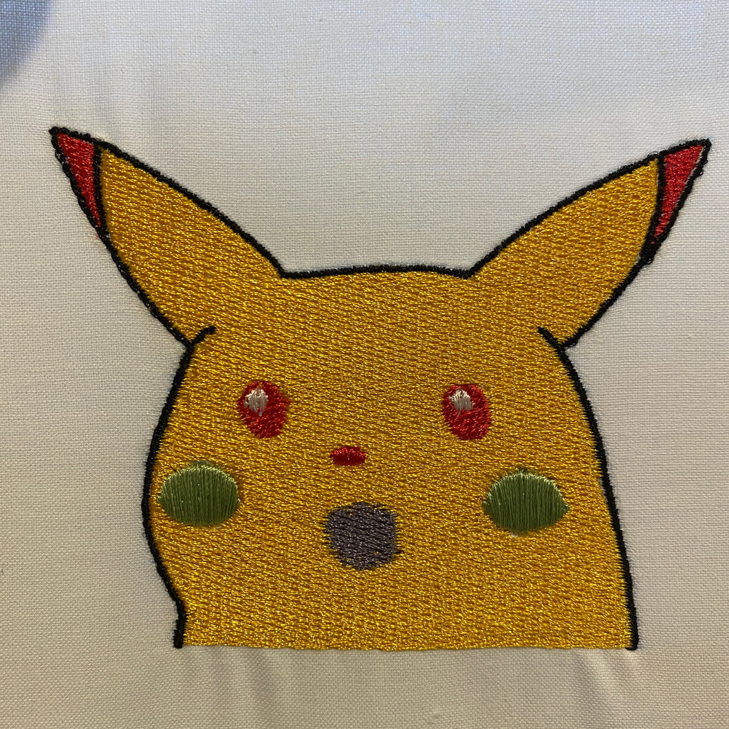 Pikachu Embroidery Design