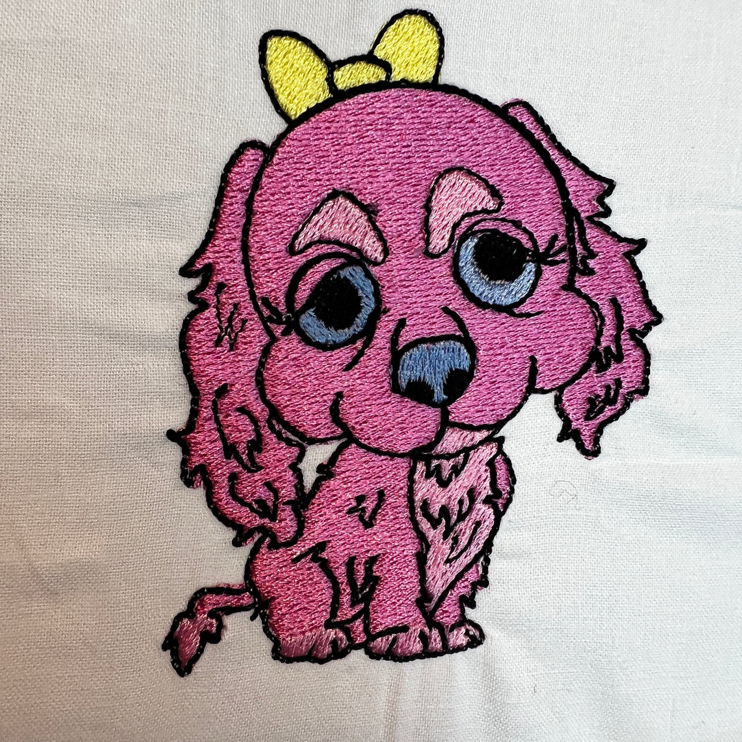 Puppy Embroidery Design .pes file
