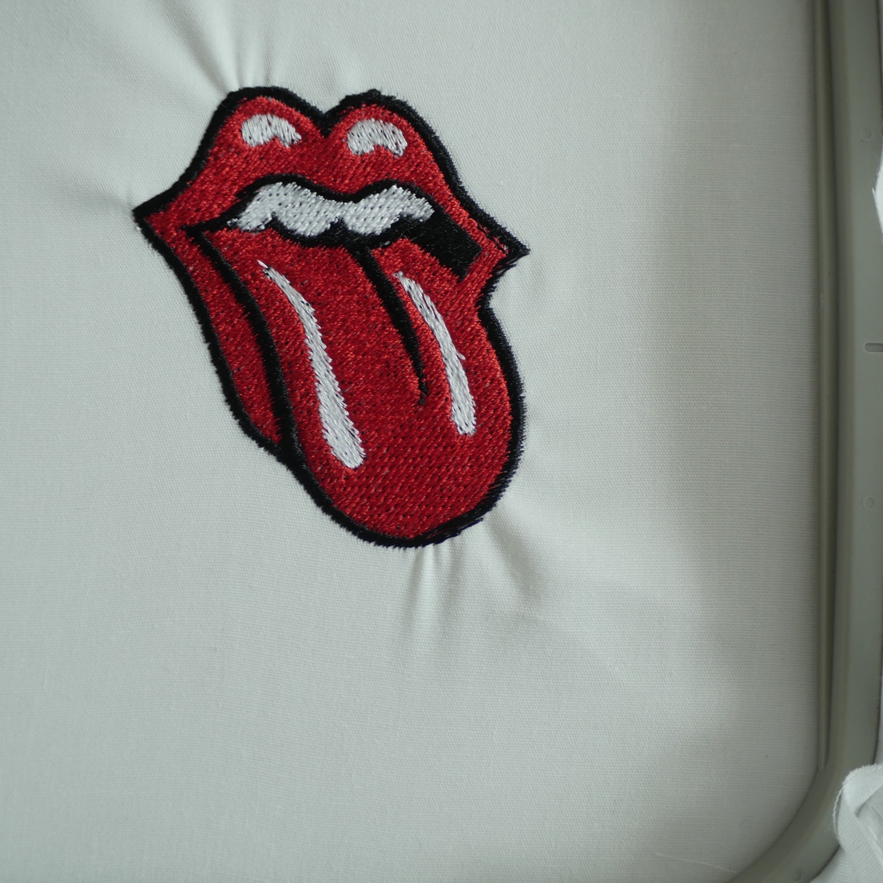 Rolling Stones Lip Embroidery Design