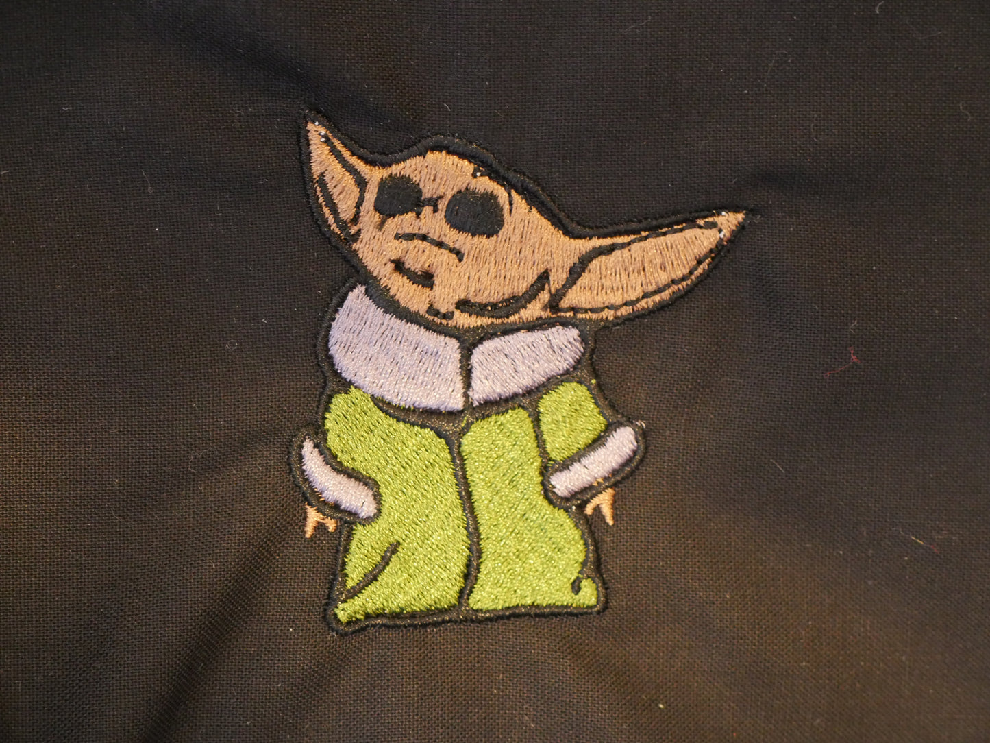 Yoda Embroidery Design