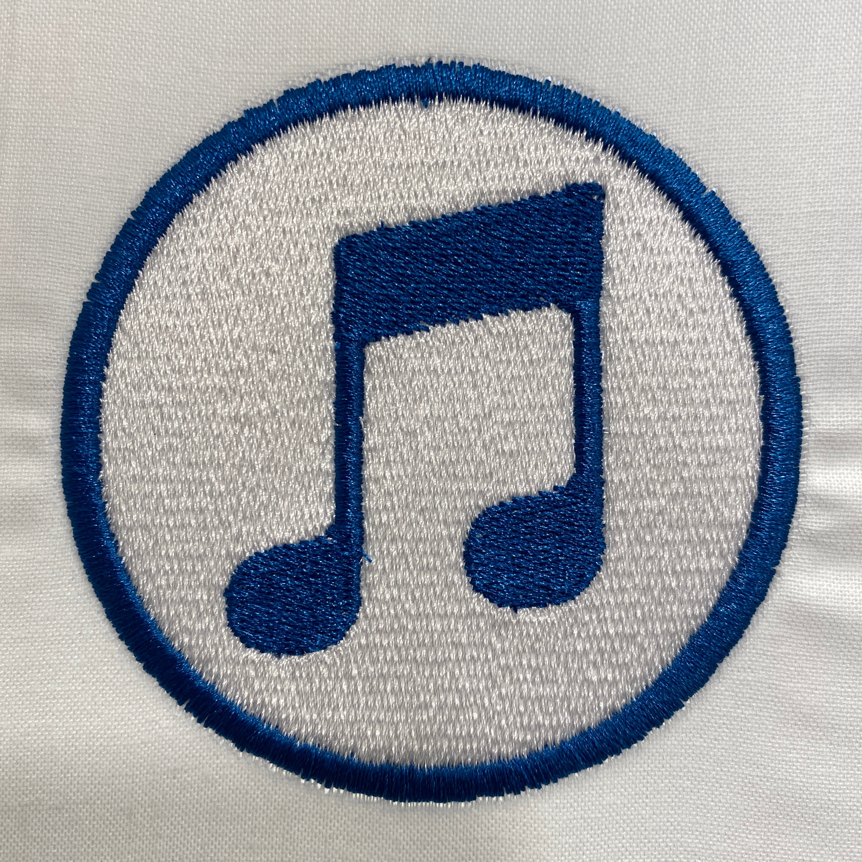 iTunes Embroidery Design